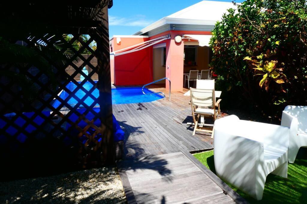 Villa Ti Paradis Caché-piscine-dans Quartier Résidentiel *